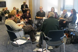 Group discussion at Visions for the Future of the City event